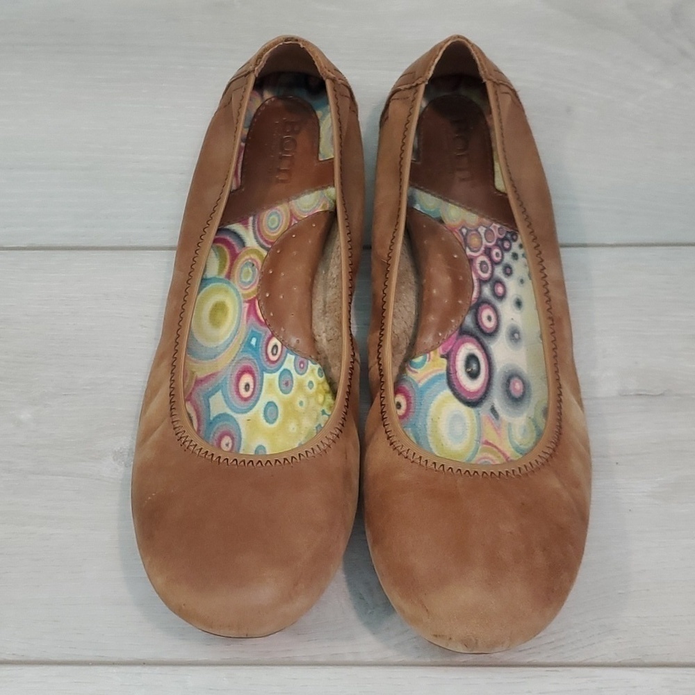 Born Women Comfort Conganc Leather Loafer Ballet Flats shoes sz 8.5M - Picture 4 of 12